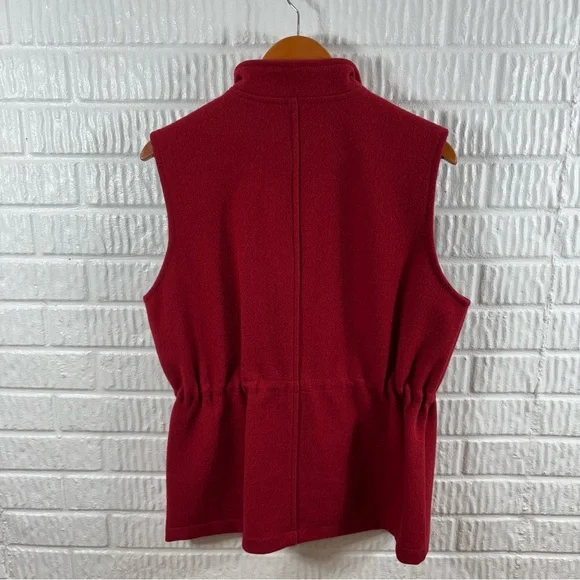 Swanndri Heavyweight Wool Vest Red Medium - Picture 2 of 6